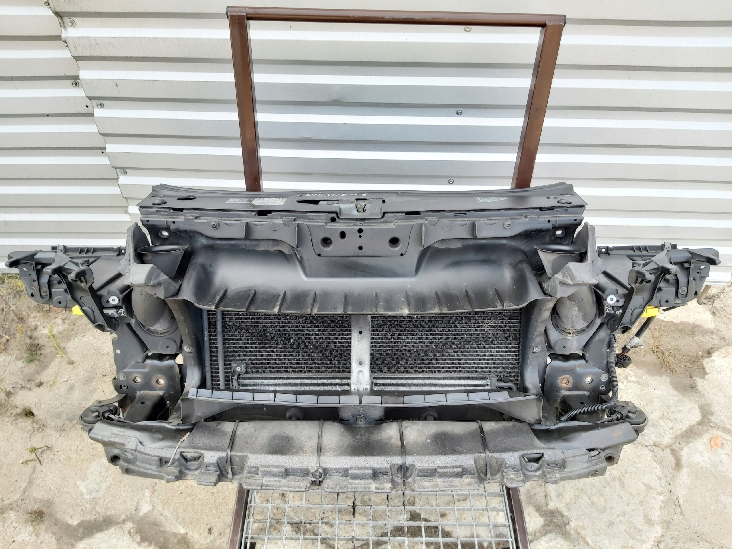 front body wall radiator PORSCHE CAYENNE and 7L LIFT 4.8