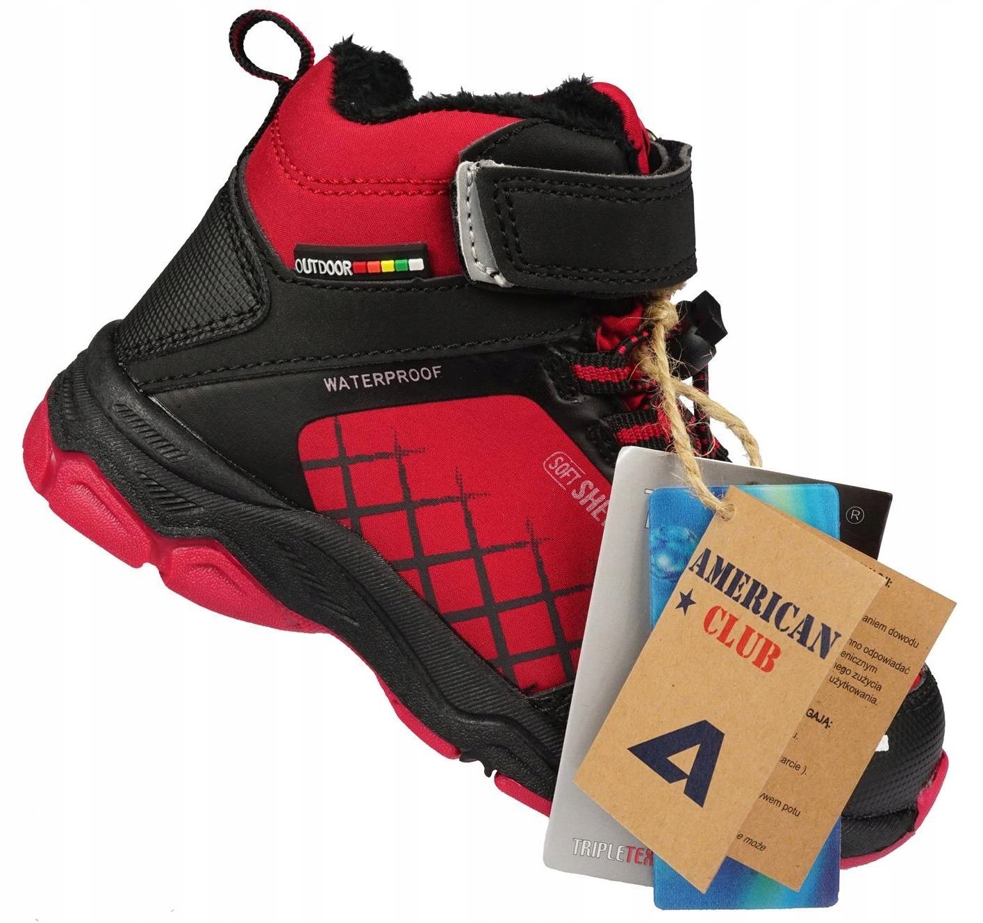 Dziecięce zimowe buty American Club AHL-36RE