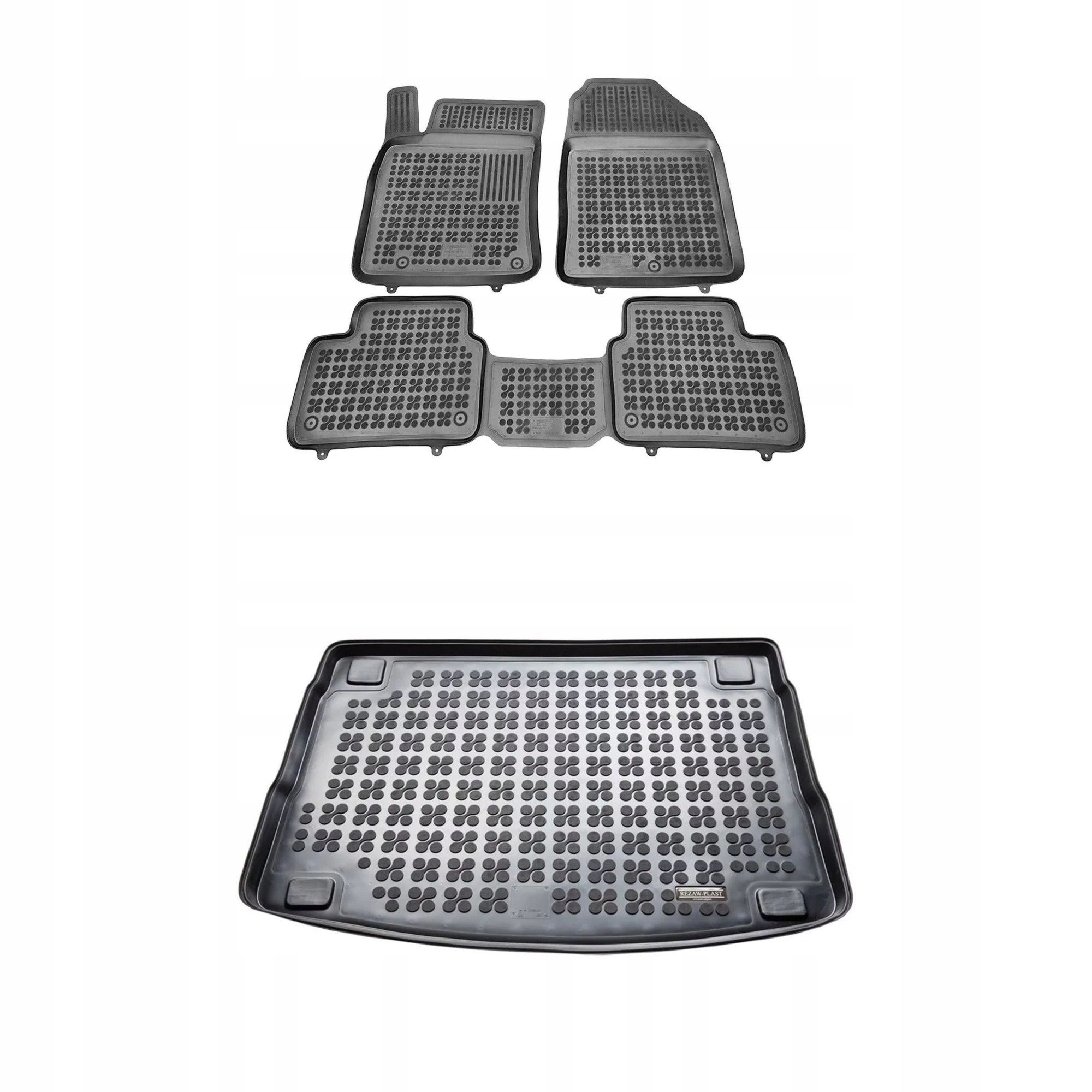 Gumová sada koberců a rohožek Hyundai i30 III od 2016 Hatchback, horní podlaha