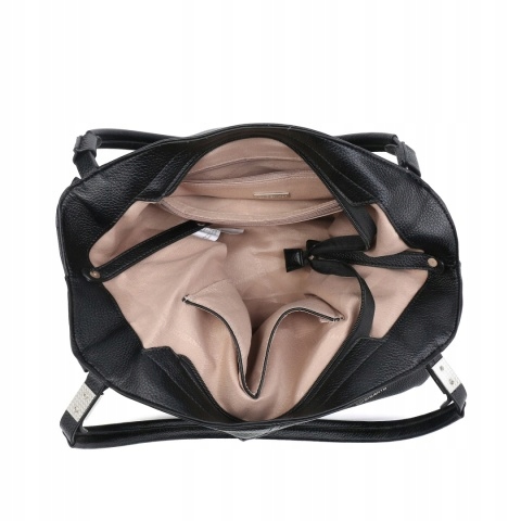 Czarna Torebka Damska Worek Shopper na Ramię LUIGISANTO Skóra Ekologiczna Kod producenta HS6600