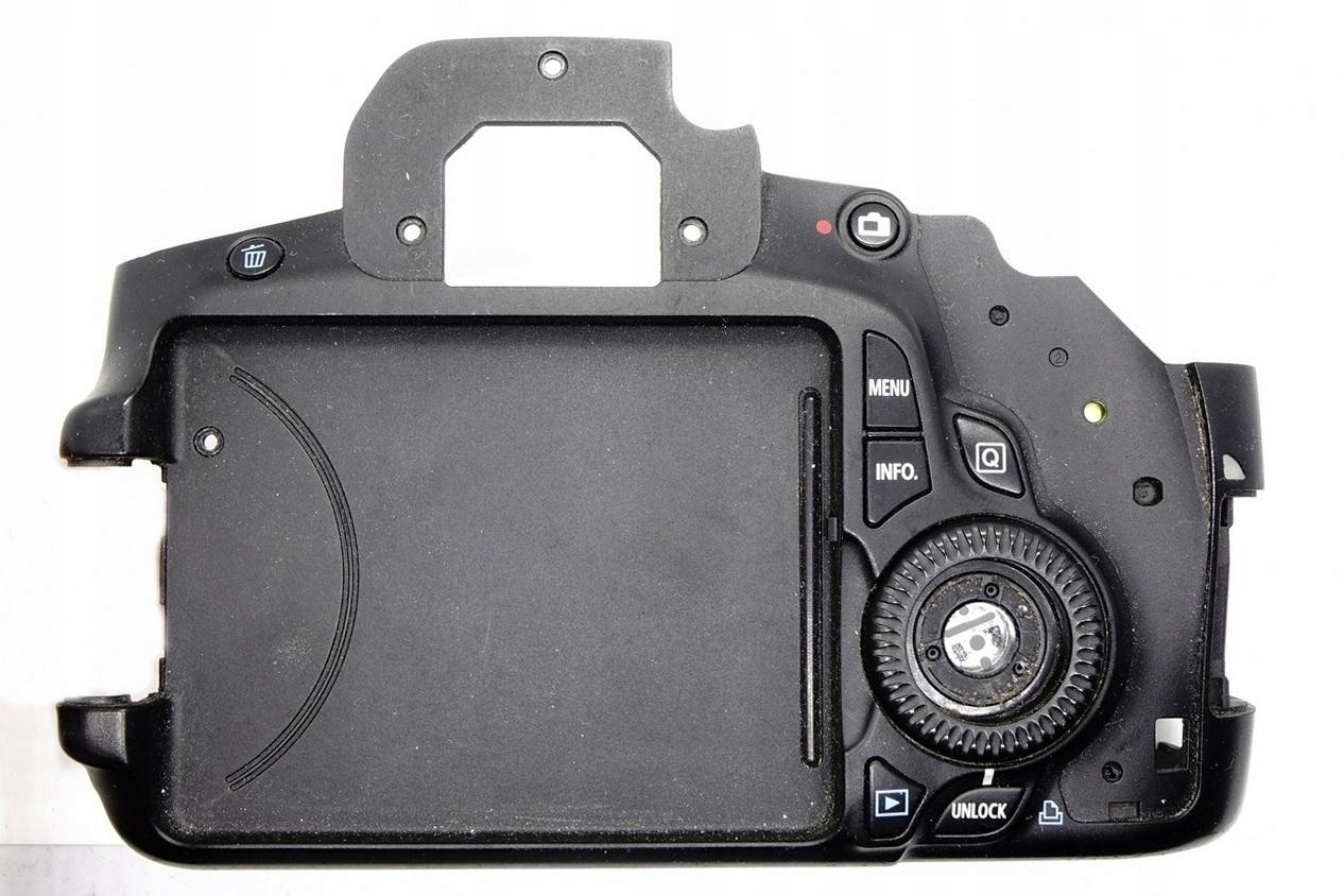 Tył obudowy Canon EOS 60D + przyciski