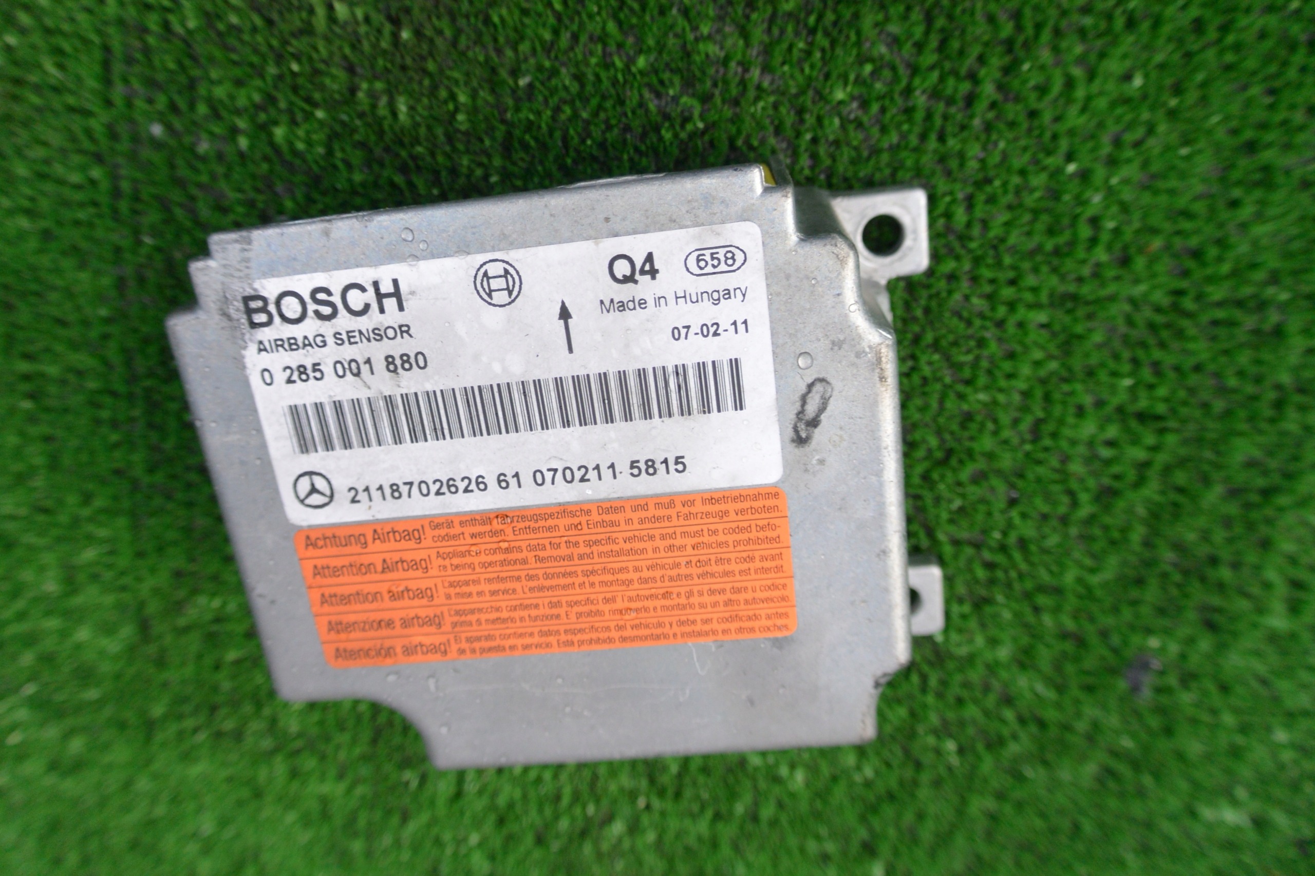 SENSOR modulo Centralina SRS airbag MERCEDES-BENZ E-KLASA W211