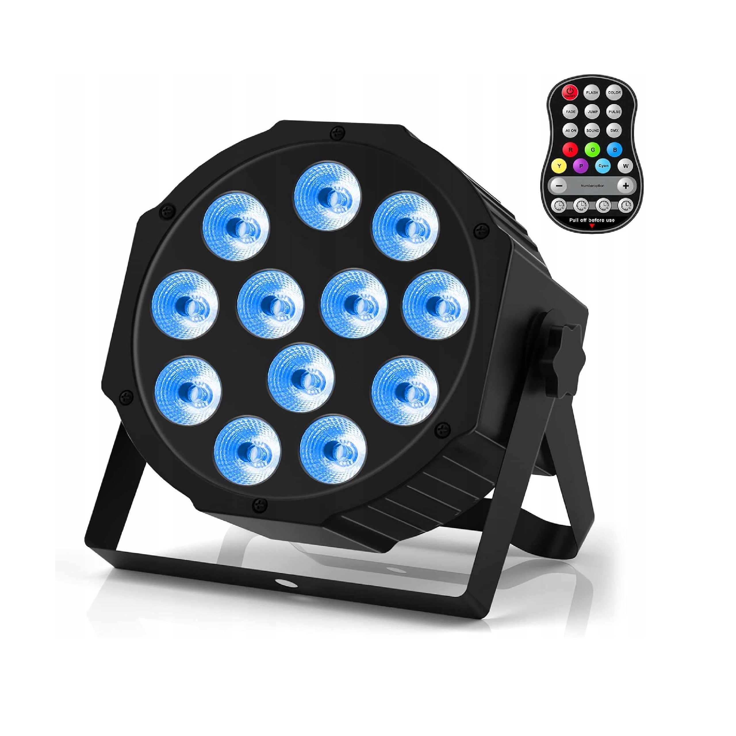 Rgbw 4-in-1 Led Par Lights (36 W) – akumulátorové DMX scénické světlo s dálkovým ovládáním