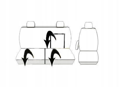 Pokrowce MIAROWE do Ford Transit 1+2 2013-2019r. Rodzaj Dedykowane