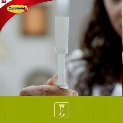 3M COMMAND CZARNE RZEPY DO WIESZANIA OBRAZÓW 3 KOMPLETY 2,7KG _ 17201BLK Kolor czarny