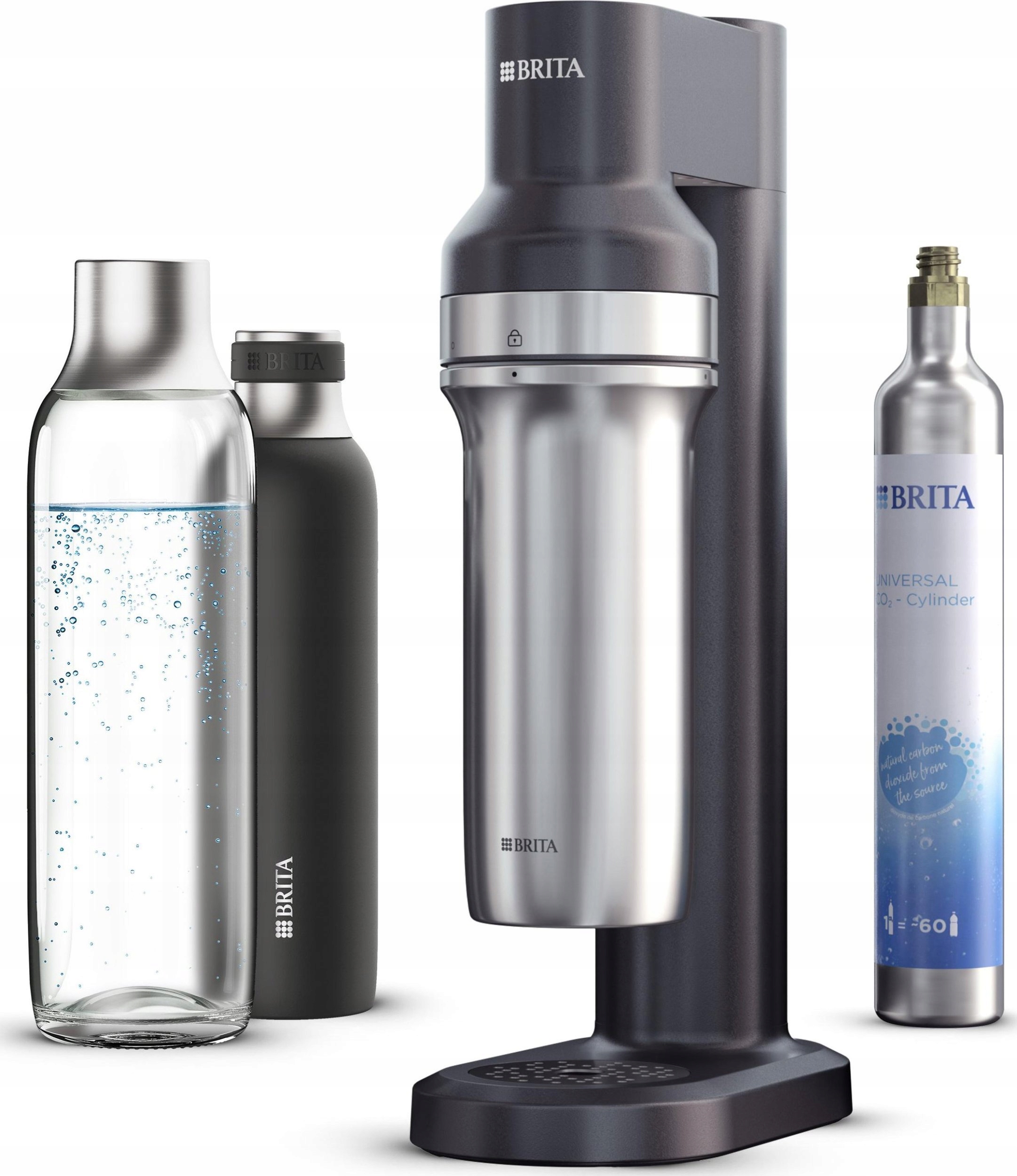 Saturator Brita sodaTRIO Czarny