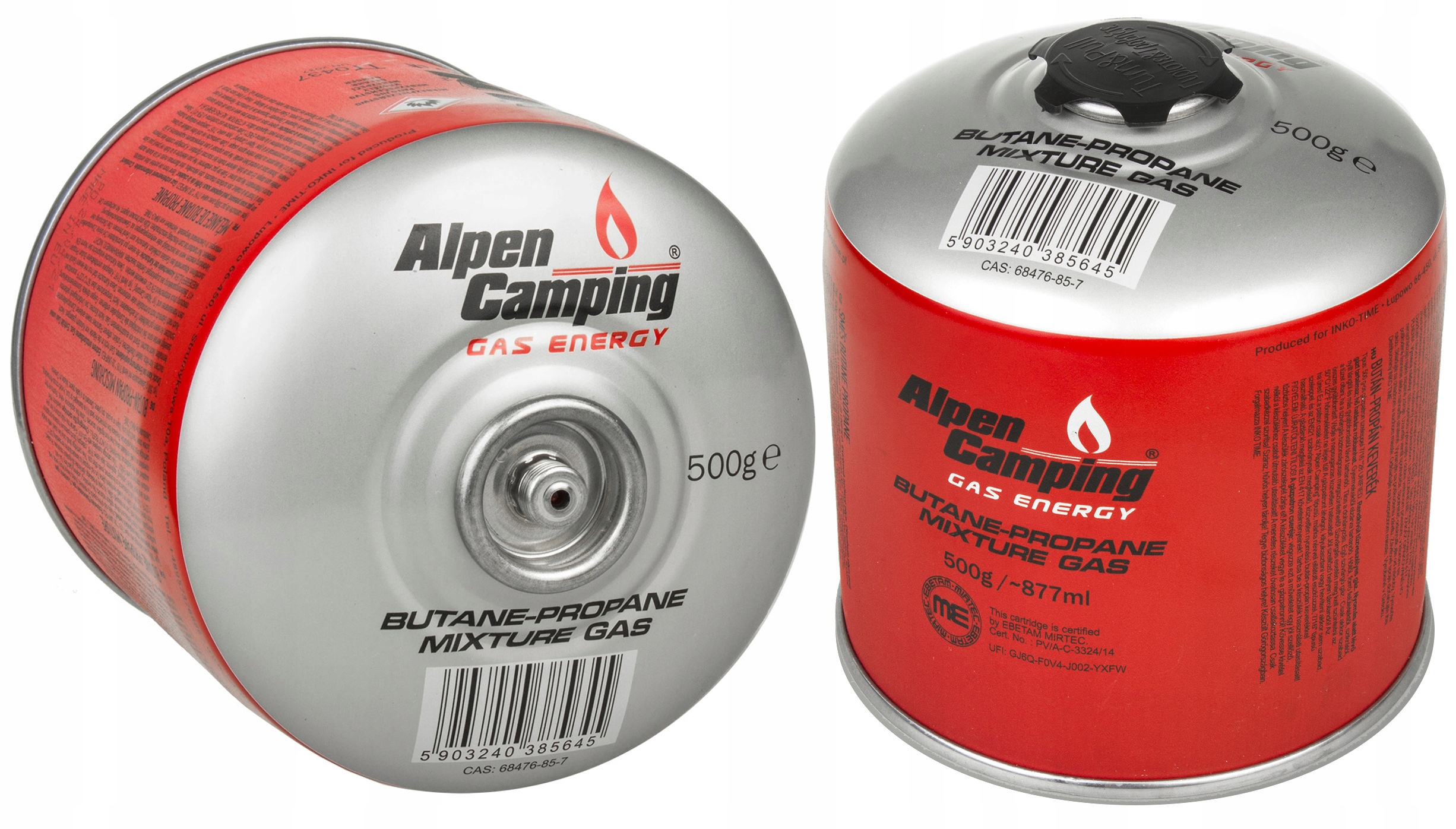 

2x kartusz Gaz Kuchenki Palnika lutlampy 500g 7/16