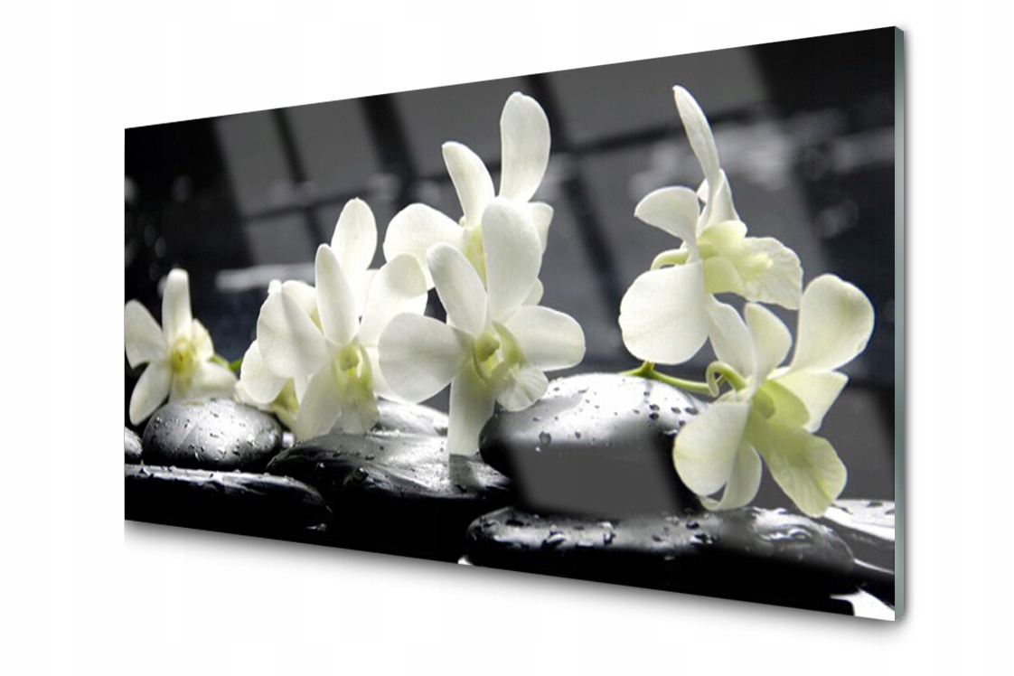 

Panel szklany dekor Kwiat Roślina 120x60 + Klej