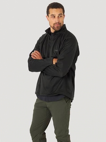 Bluza Męska Wrangler New 1/2 Zip WA6BHB100 R. S Rękaw długi rękaw