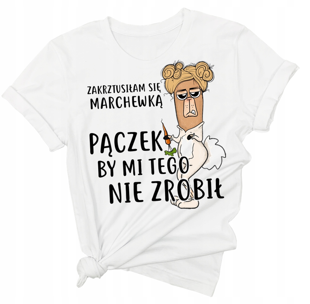 

Śmieszna koszulka z nadrukiem dla blondynki L/XL