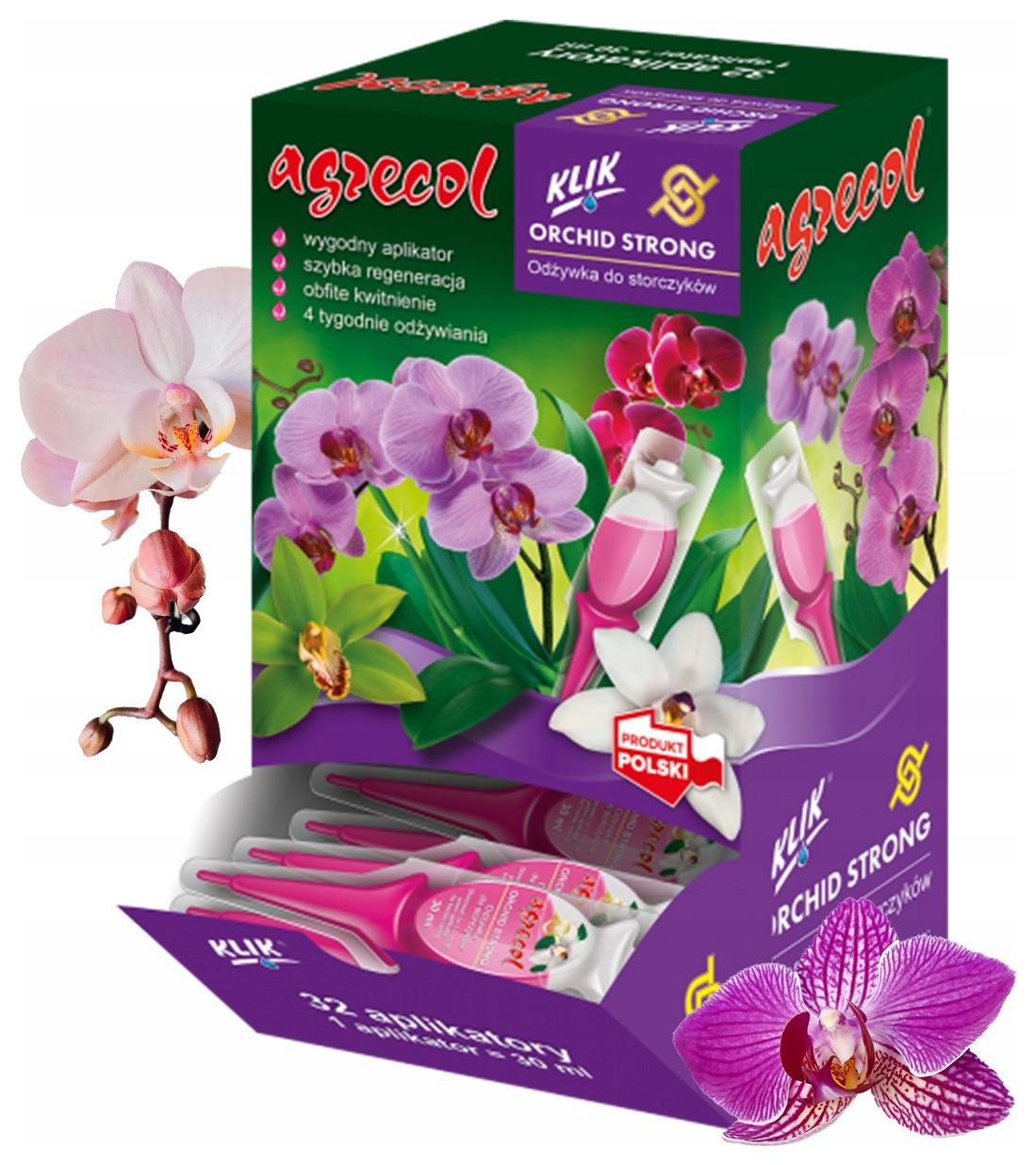 Agrecol Elixír Na Orchideje Hnojivo Kondicionér Vyživuje Bujné Orchideje 32x30ML