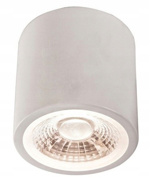 Lampa TUBA LED AUDE 12W biela 11 cm, priemer 8,5 cm, sieťovina