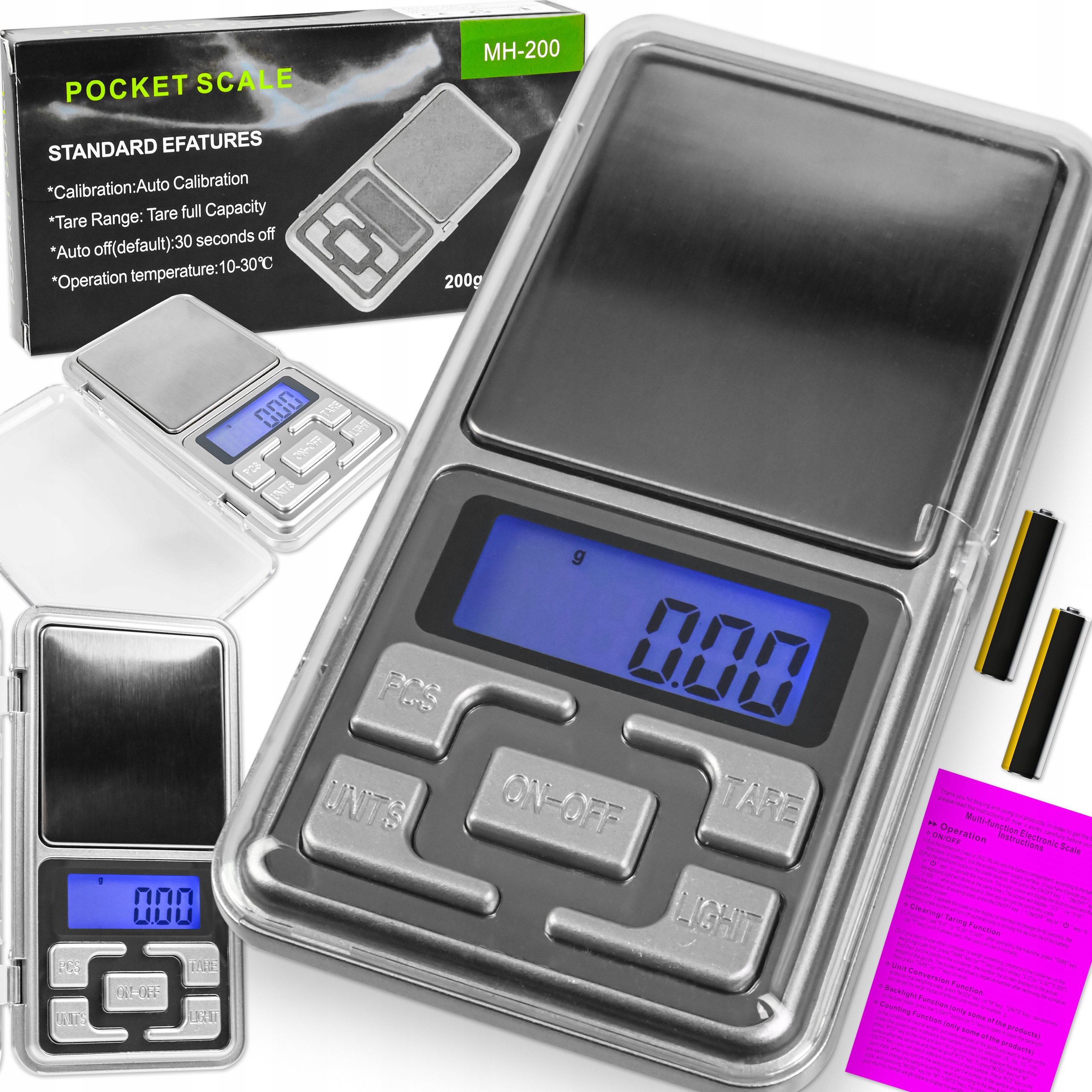 

Waga Jubilerska Stal Szlachetna Prezycja Pomiar XL