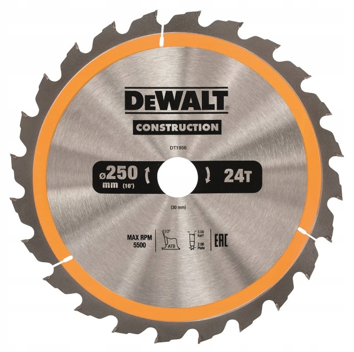 Zdjęcia - Tarcza DeWALT Piła Tarczowa Do Drewna 250/30MM, 48 Zębów 