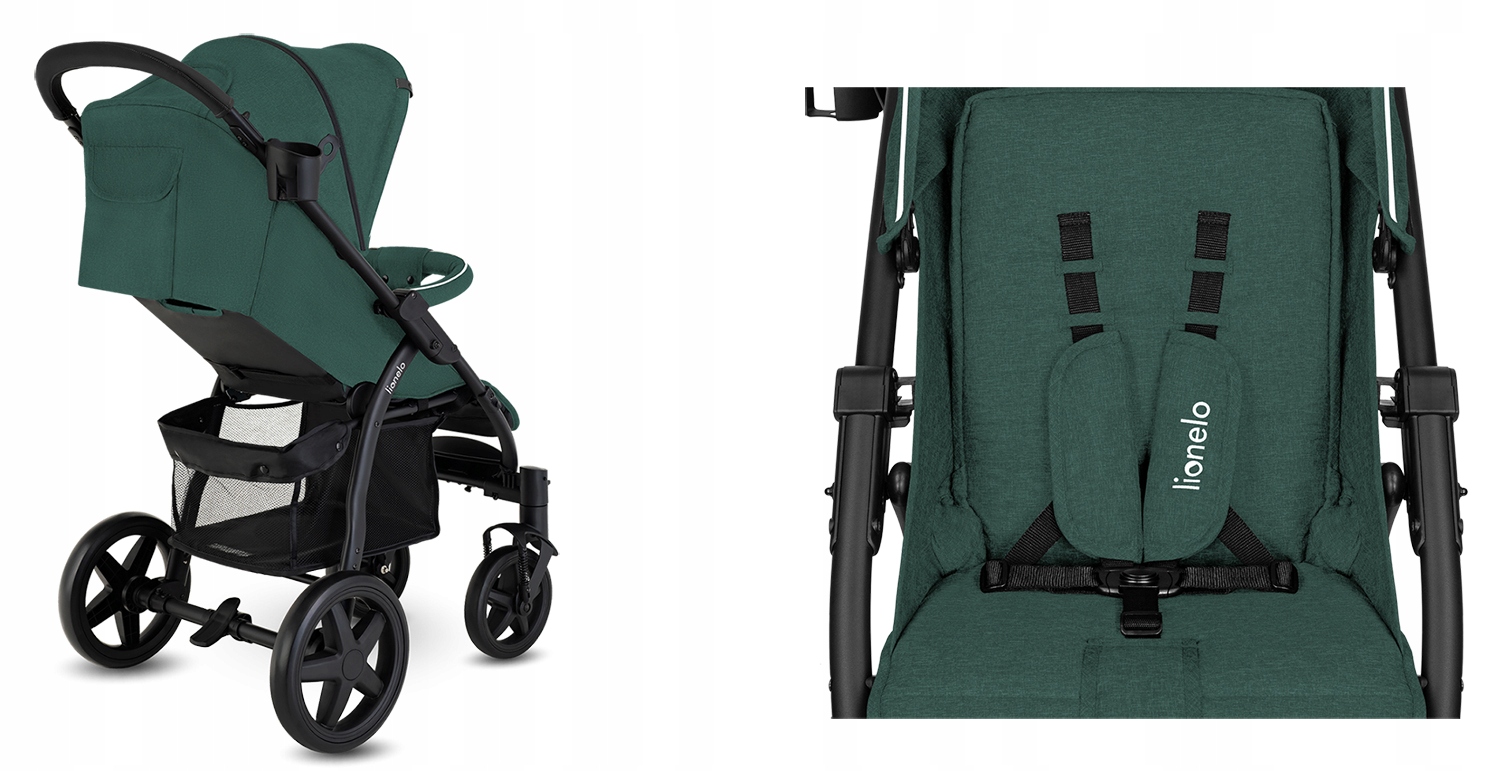 WÓZEK SPACEROWY LIONELO ANNET PLUS FOLIA UCHWYT GREEN FOREST Kod producenta LO-ANNET PLUS