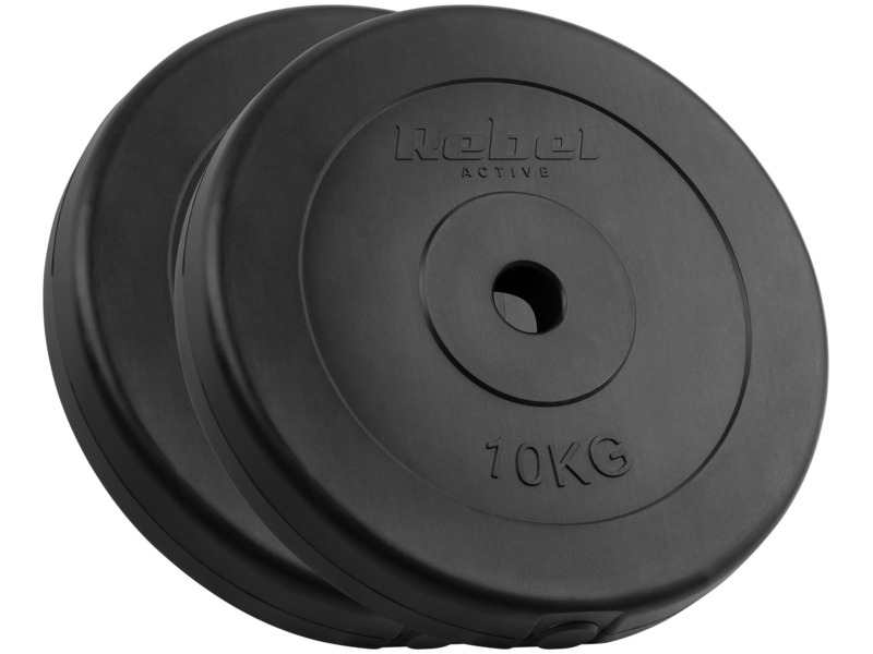 Zestaw obciążeń Rebel Active RBA-2117 (2 x 10 kg)