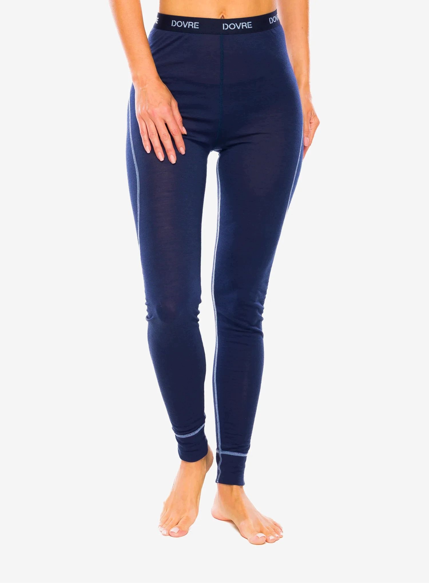 Legíny termoaktivní kalhoty Dovre 100% Merino Wool Active Pants navy XL