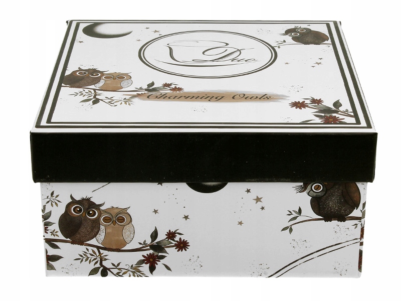 FILIŻANKA ZE SPODKIEM 280ML CHARMING OWLS Linia CHARMING OWLS