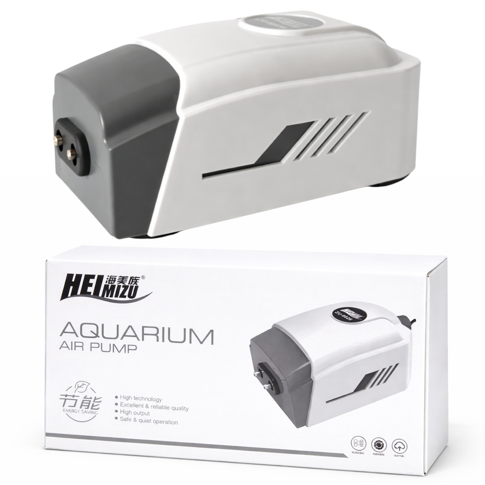 Provzdušňovač do akvária Deko 6W 600L/h pumpa 2 výstupy regulace