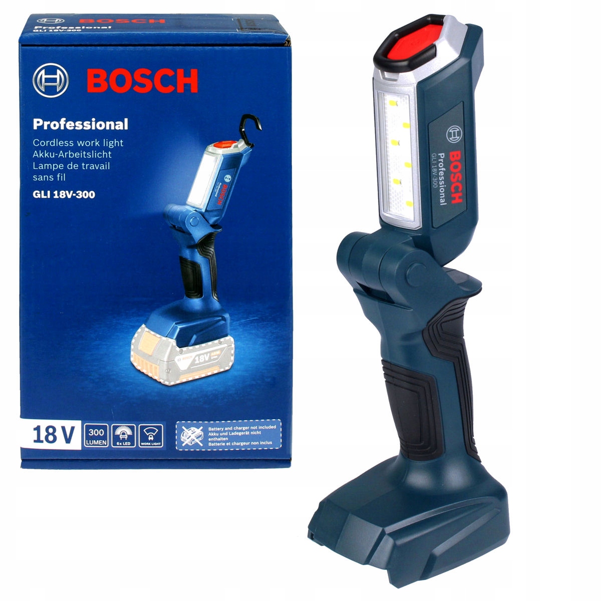 Latarka Akumulatorowa Led Gli 18V-300 Bosch
