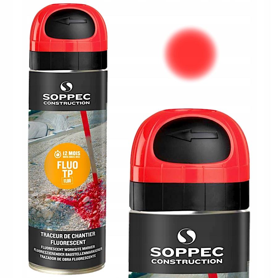 

Farba geodezyjna Soppec Fluo Tp Spray czerwony 1sz