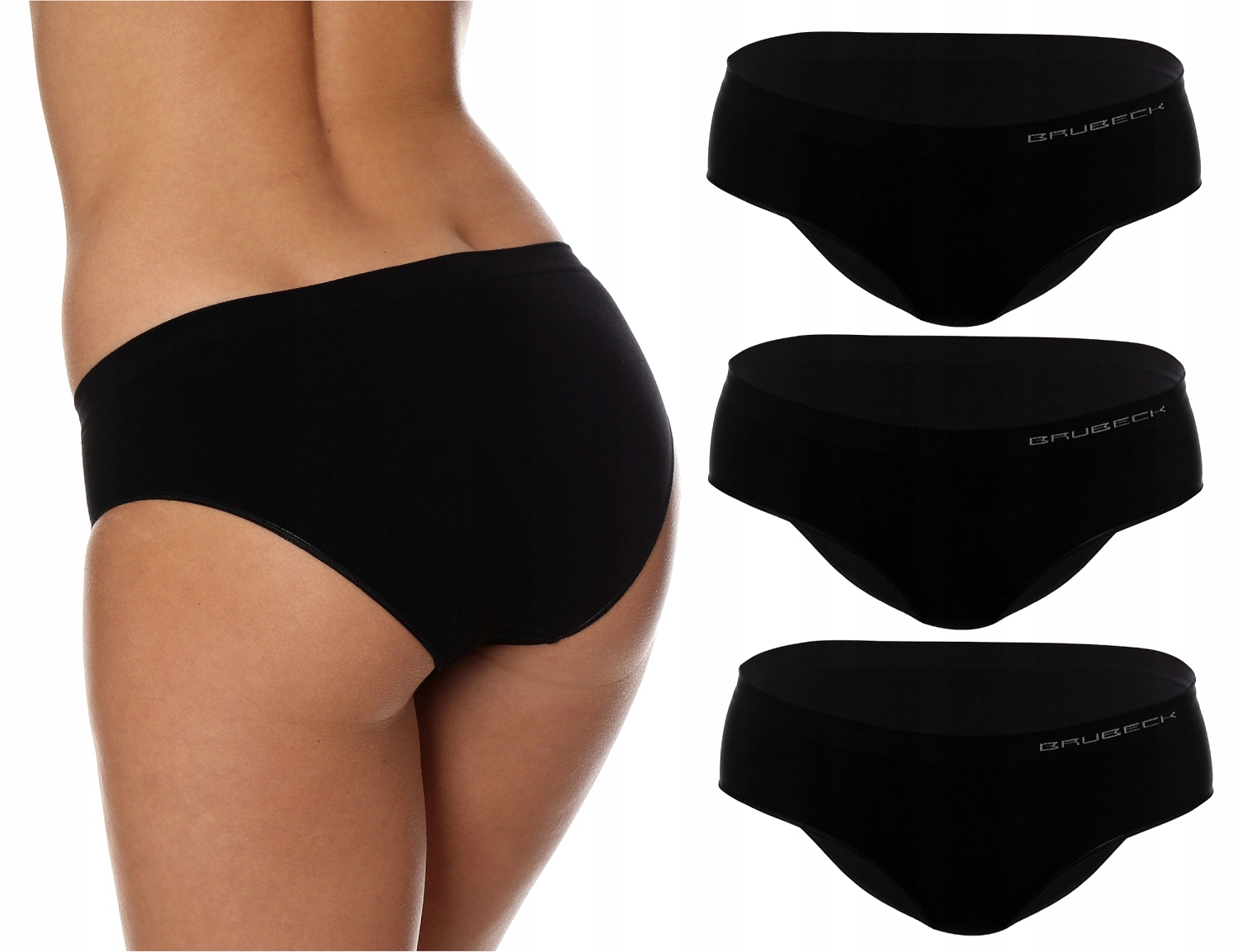 

Brubeck Majtki bezszwowe Hipster |3-PACK| r. S