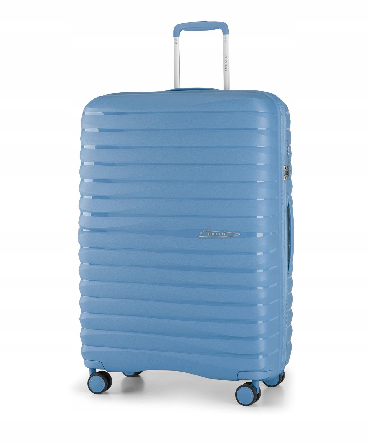 Walizka Duża Podróżna Na Kółkach Twarda XXL Puccini Niebieska PP025A-7
