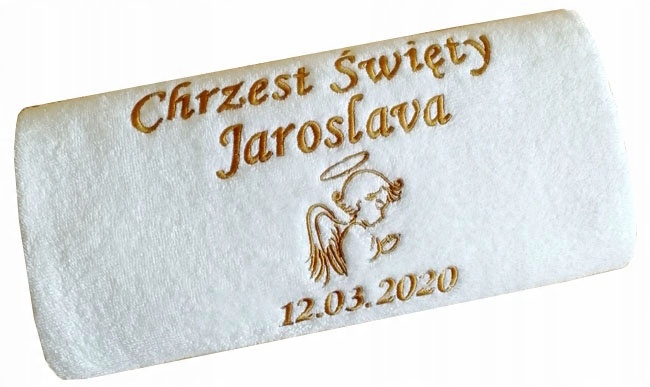 

Chrzest od chrzestnej chrzestnego Pamiątka