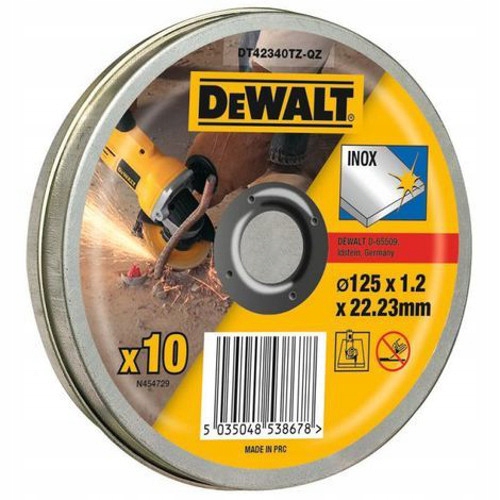 

Tarcza do cięcia metalu DeWALT Inox 125x1,2x22mm