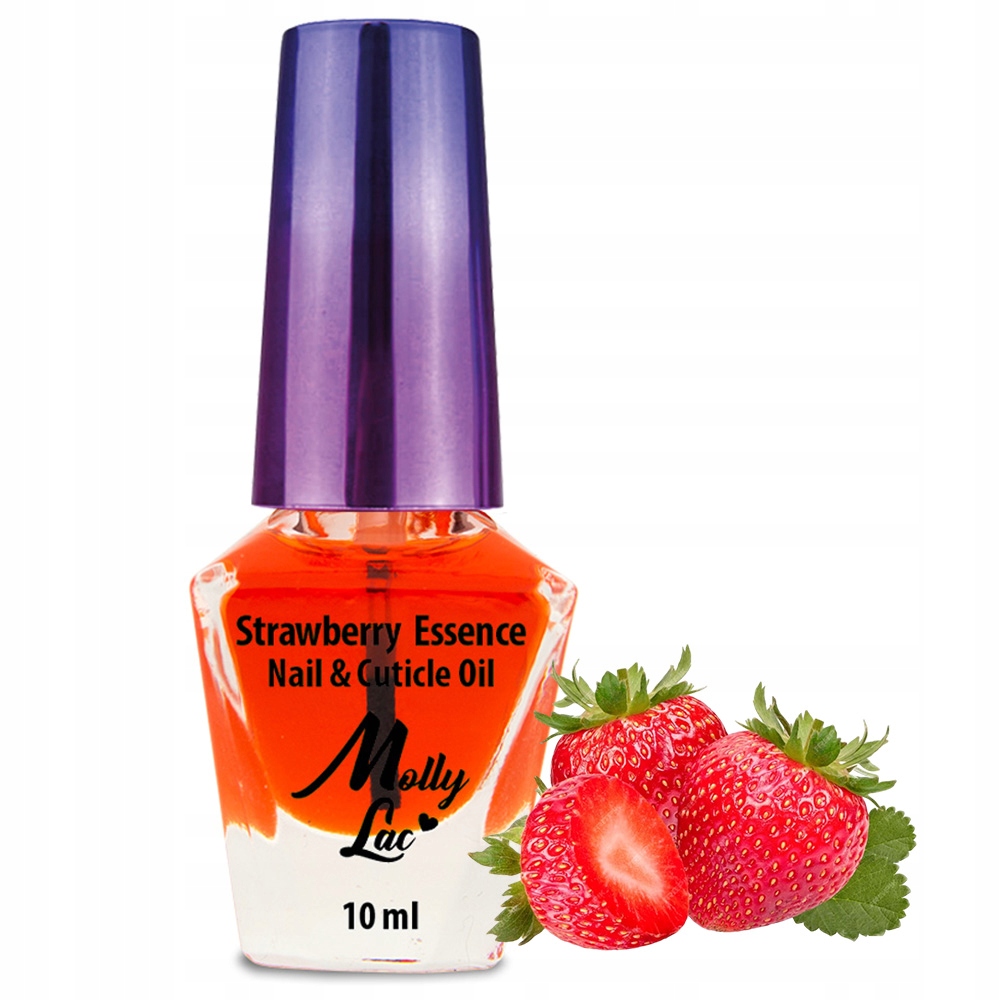 Oliwka Do Skórek I Paznokci MOLLYLAC 10ml Strawberry Essence Truskawkowa