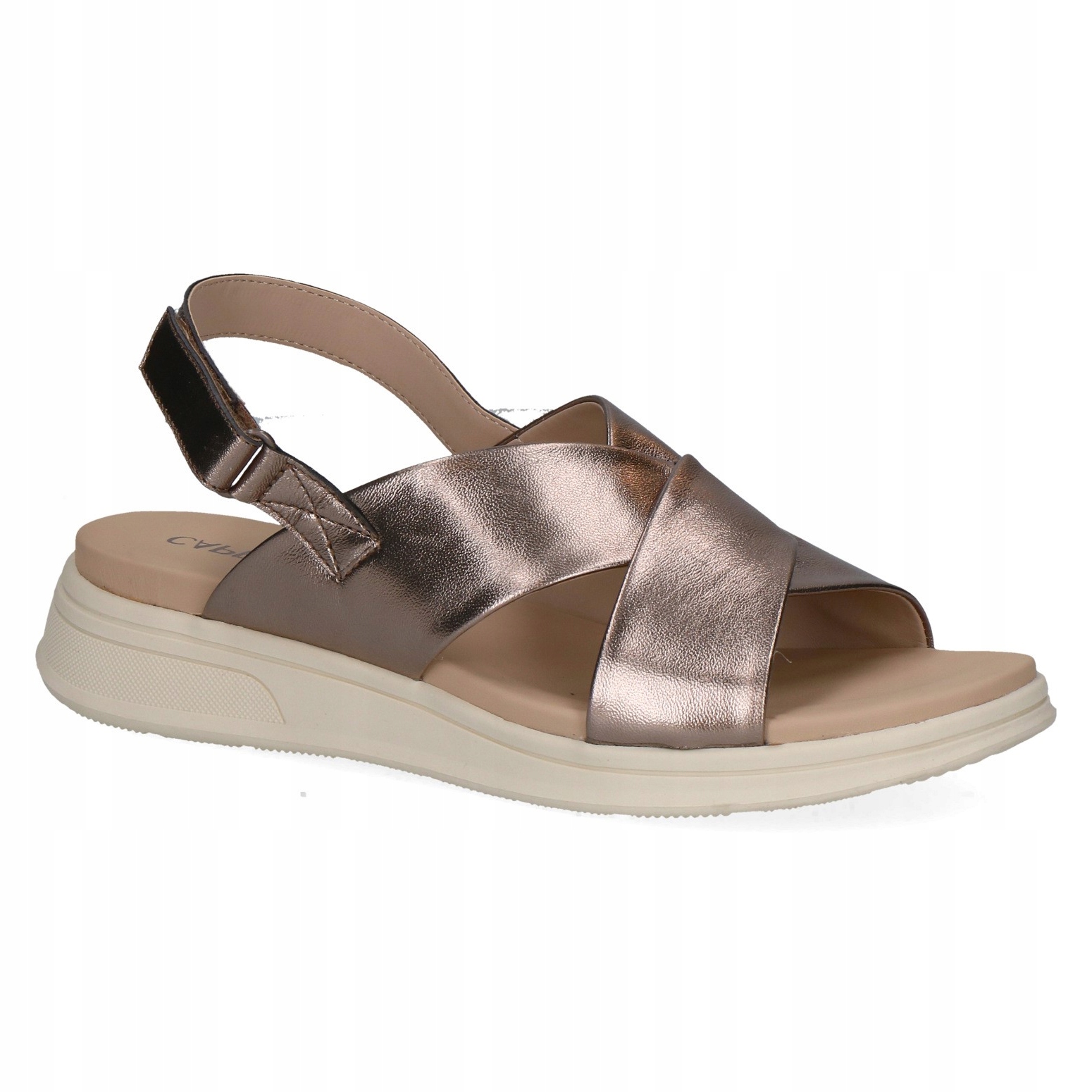 Caprice 28700-46 Sandály Staré Zlato Brown Metallic VEL.36