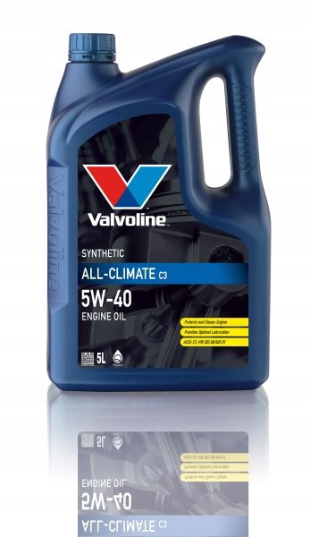 Valvoline All-climate C3 5W40 5L Olej Vw 50501 Dpf Tdi Ford 917A Bmw LL04