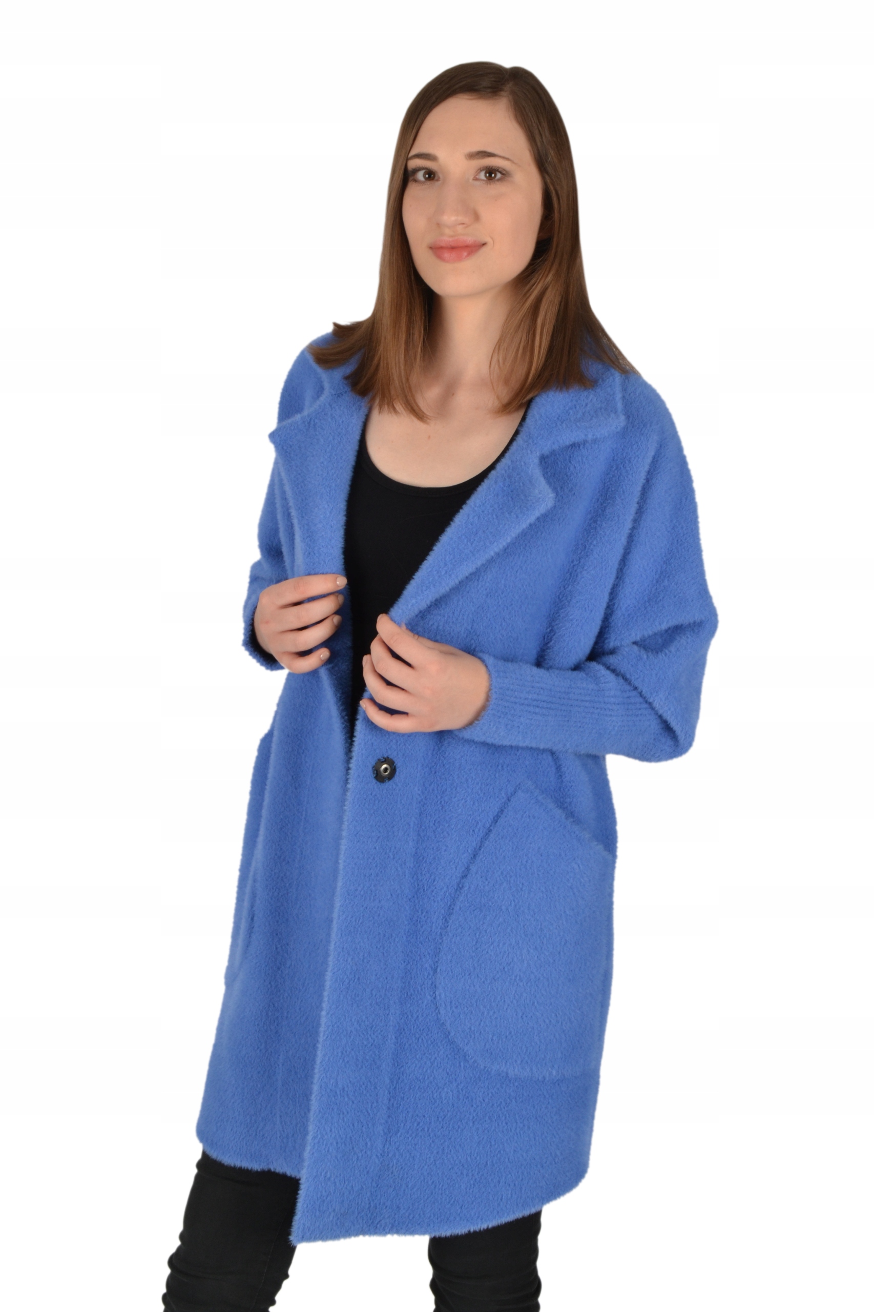 

Płaszczyk damski wełna Alpaka oversize uniwersalny