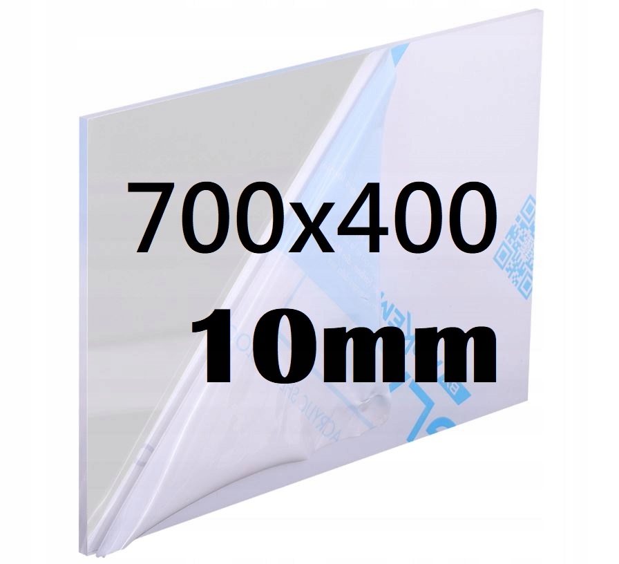 Plexi Plexi Plexi Plexa na míru 70 cm x 40 cm x 10 mm