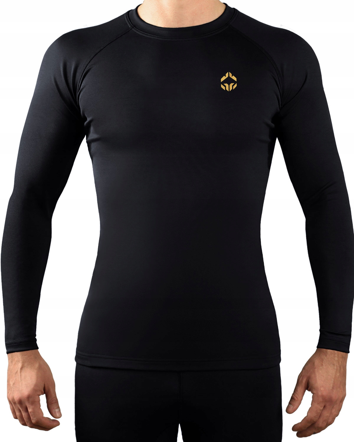 Rashguard Essential Gold długi rękaw M Ground Game