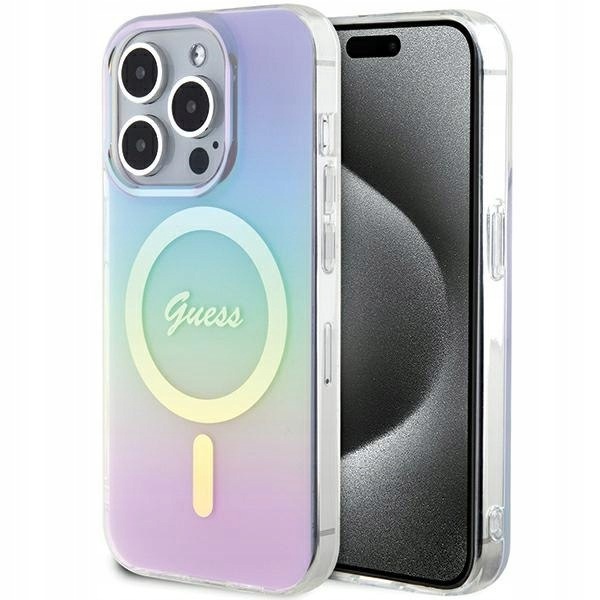 Guess GUHMP15LHITSU iPhone 15 Pro 6.1" fioletowy/purple hardcase IML I