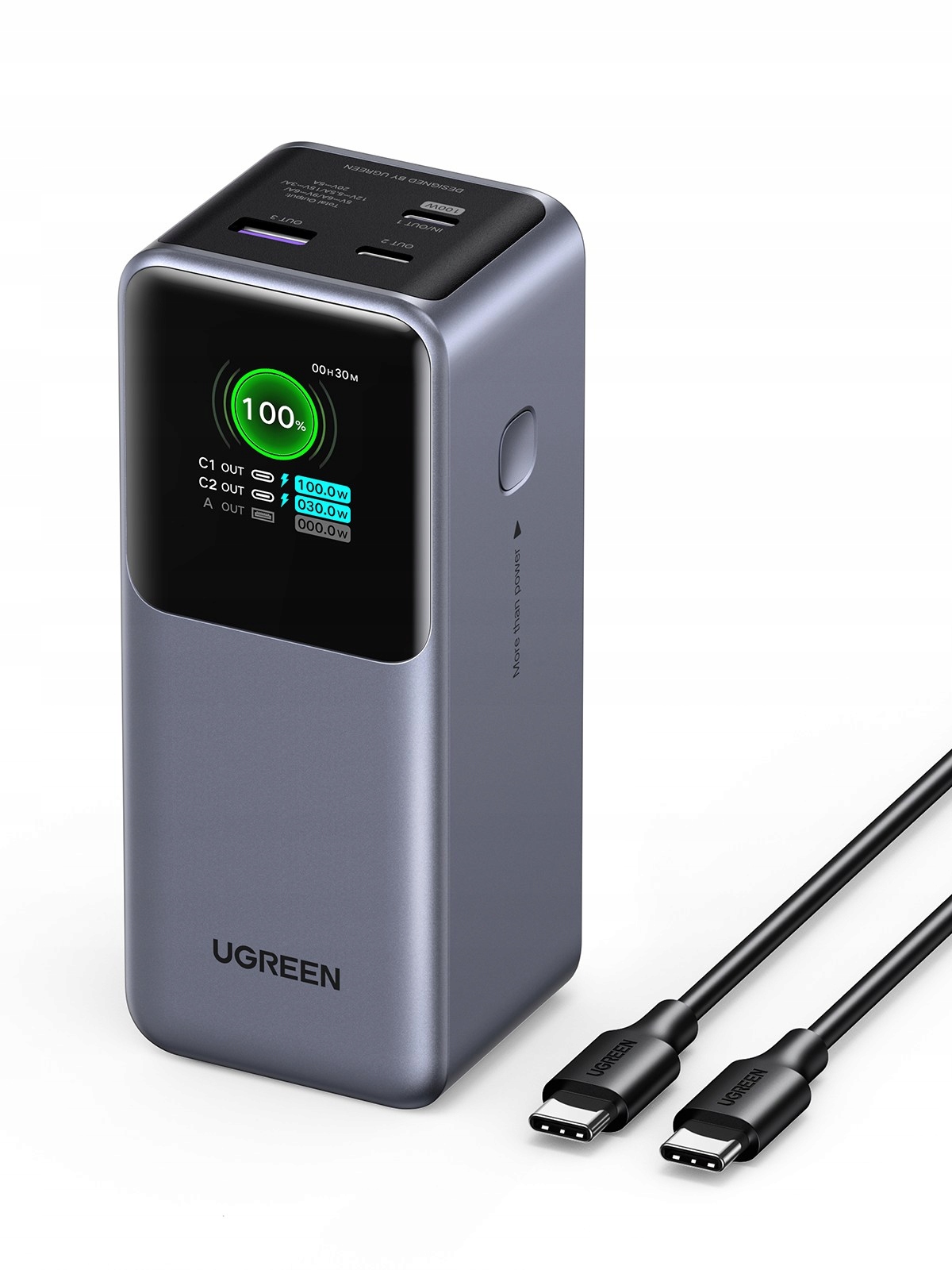 Ugreen 35524 20000mAh 130W Powerbanka s rychlým nabíjením