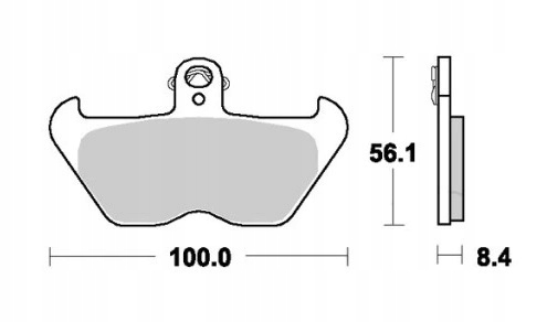 680 - ТОРМОЗНЫЕ КОЛОДКИ ПЕРЕДНЯЯ TRW LUCAS BMW R 1100 RT 94-01