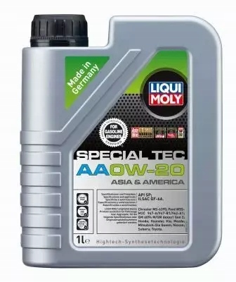 LIQUI MOLY SPECIAL TEC AA 0W20 FORD 946A 9L Kod producenta 6738