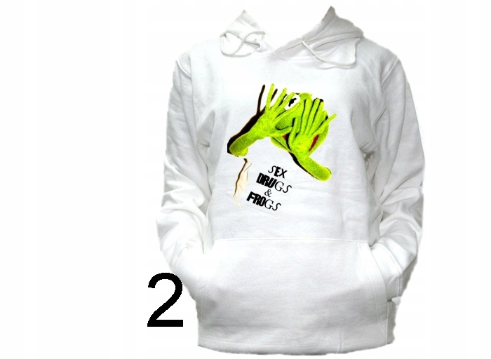

Bluzy Kaptur Kwzory Kermit Żaba Pigi Muppet