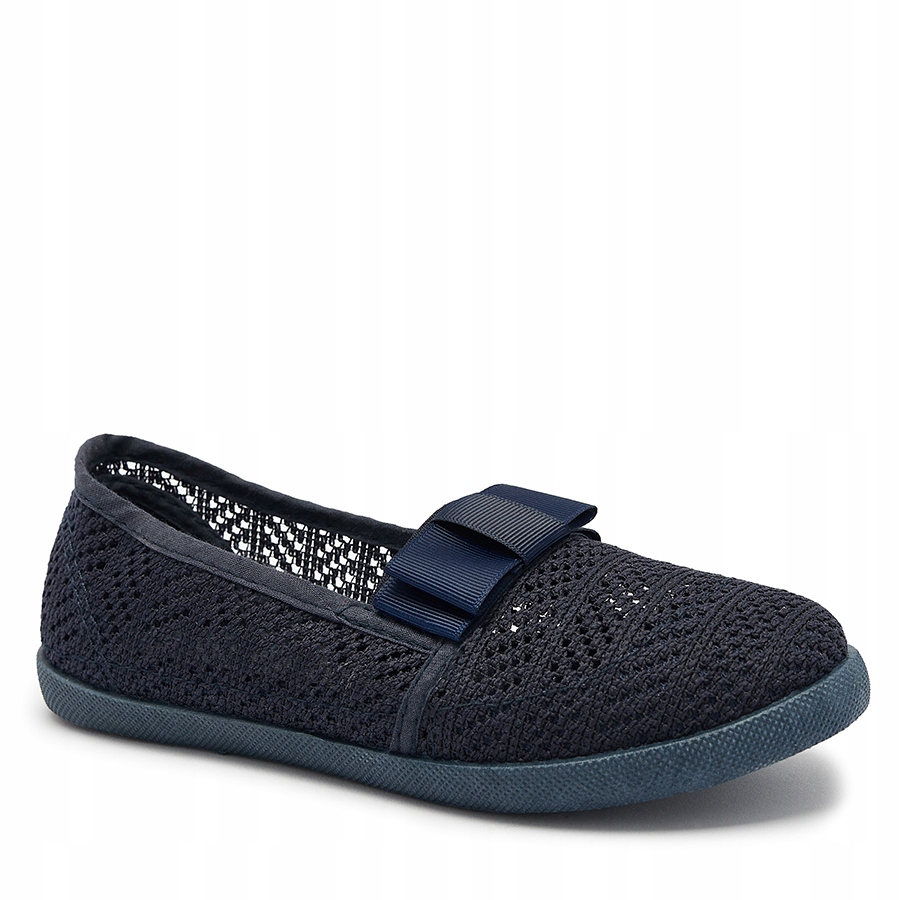 

Granatowe Dziewczęce Tenisówki Slip On Lolisa 35