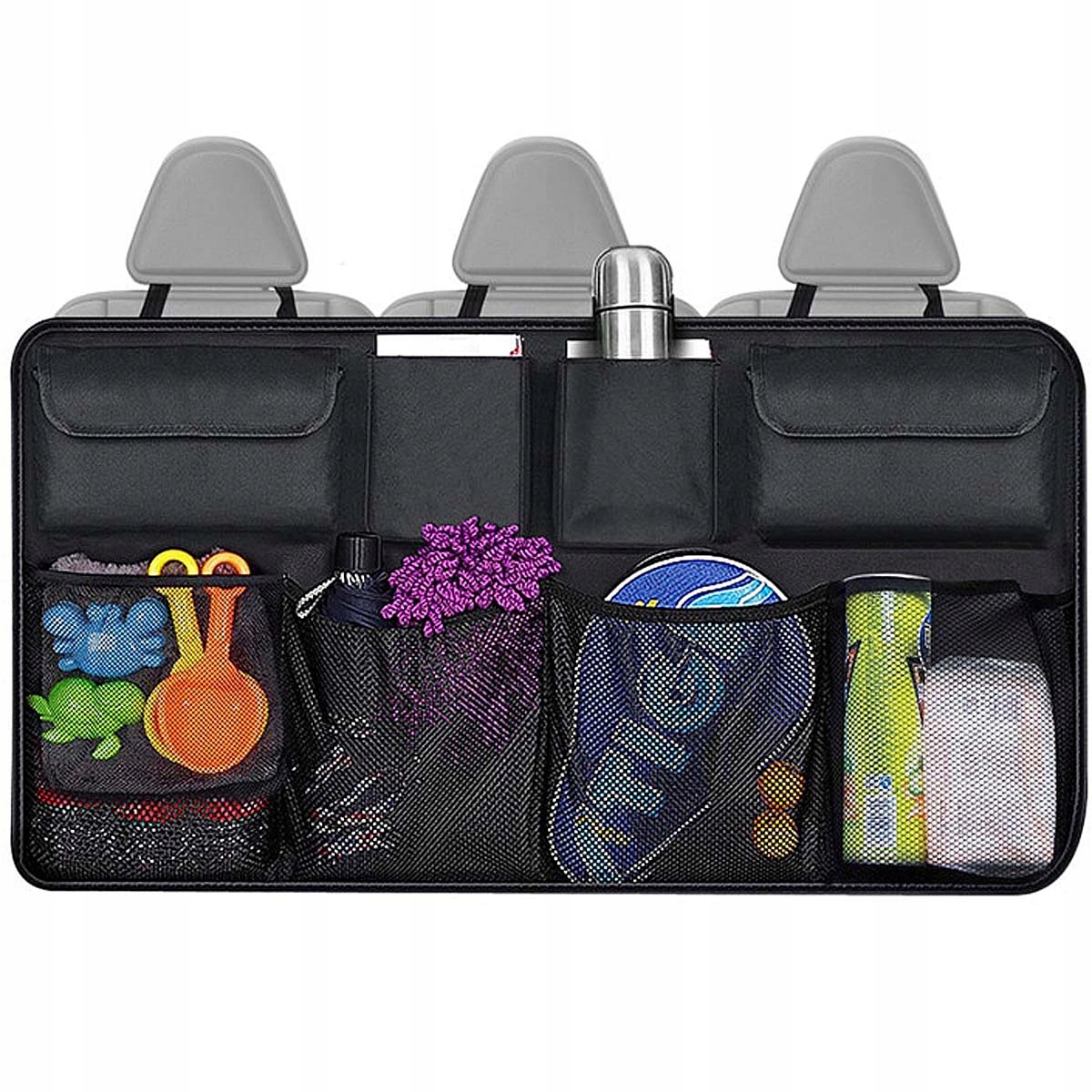 АВТОМОБИЛЬНЫЙ ОРГАНАЙЗЕР ДЛЯ БАГАЖНИКА АВТОМОБИЛЯ, БОЛЬШАЯ СУМКА ДЛЯ СПИНКИ СИДЕНЬЯ