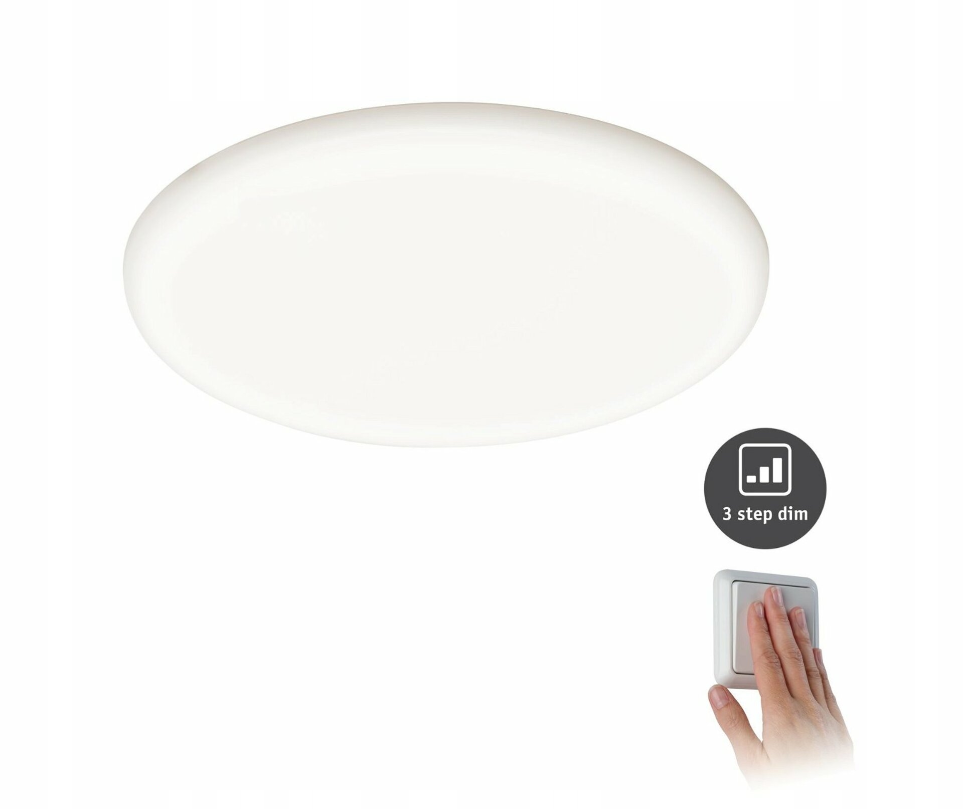 Paulmann Led kruhové vstavané svietidlo Veluna VariFit 22W IP44 4000K stmieva