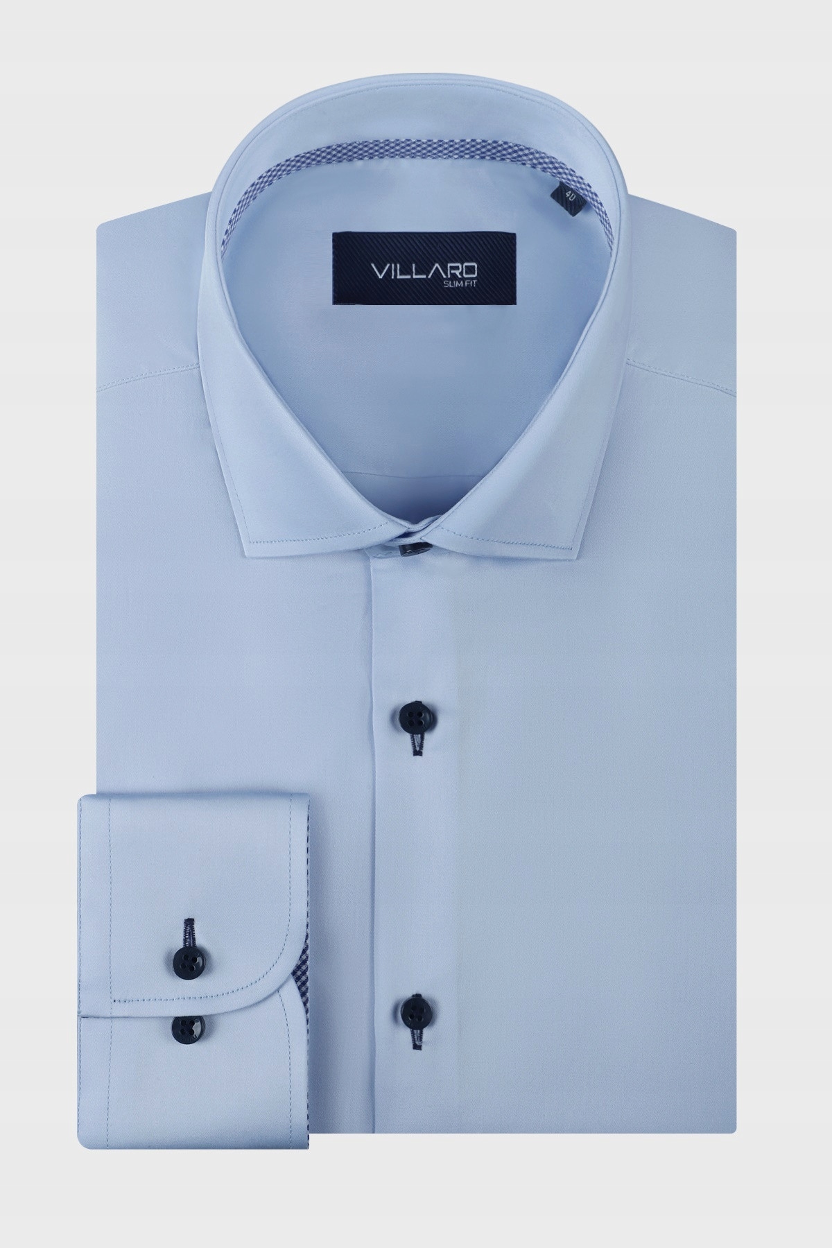 Modrá pánská košile Easy Care 40-164/170 Slim Fit