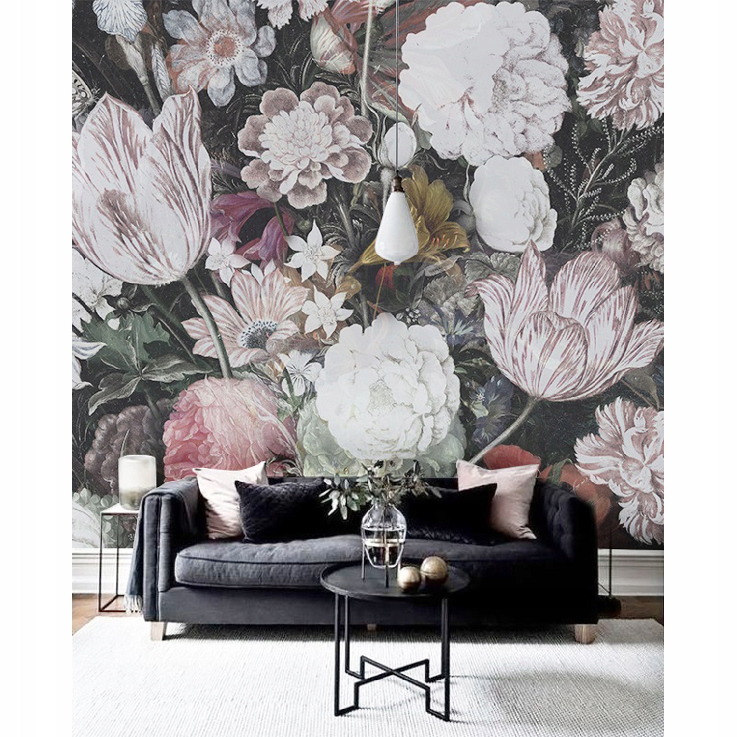 

Tapeta ścienna Holenderski kwiatowy styl 104x70cm