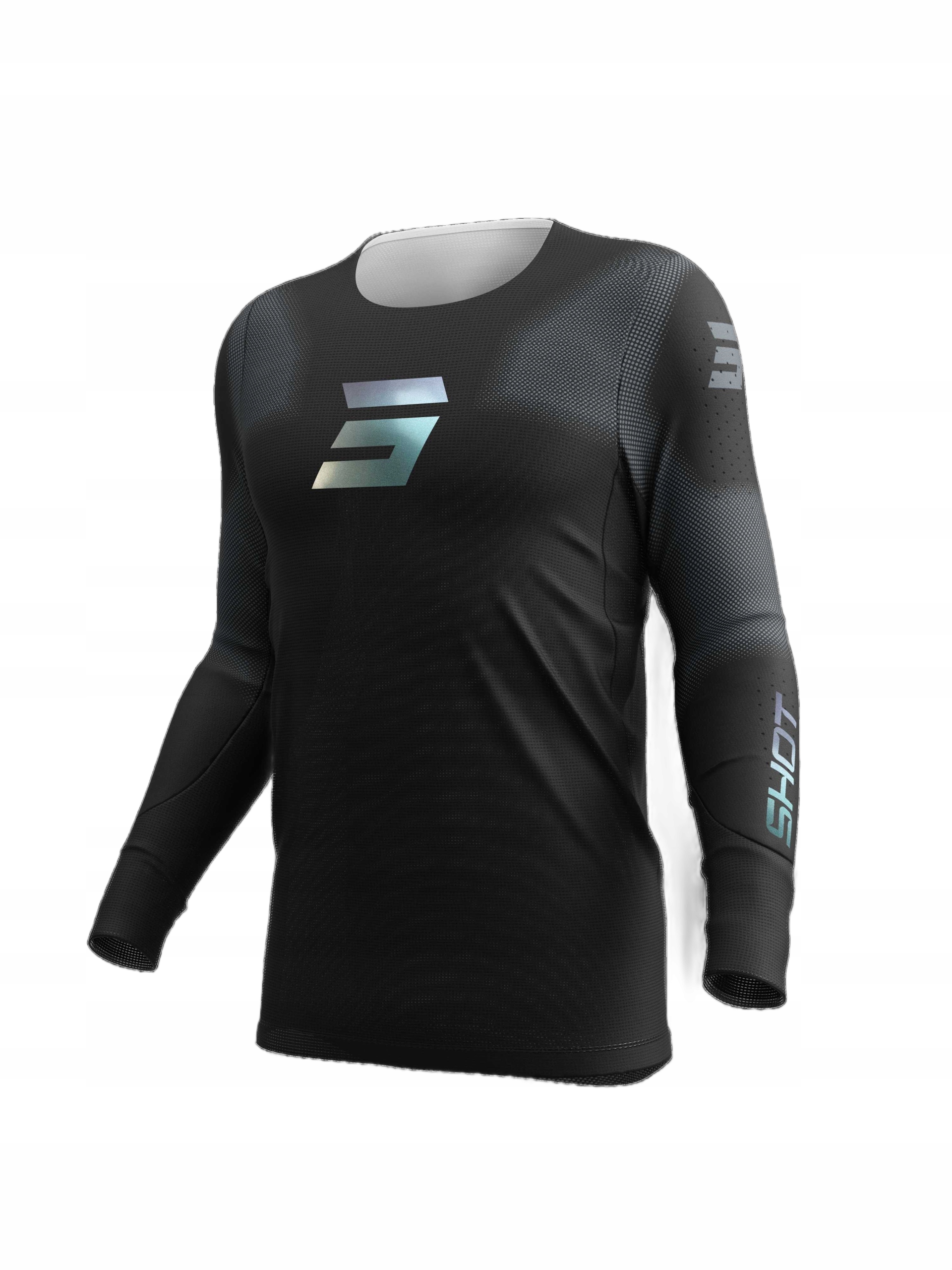 Mikina Na Crossovú Štvorkolku Shot Aerolite Space Black 2XL A05-12A-D01-12