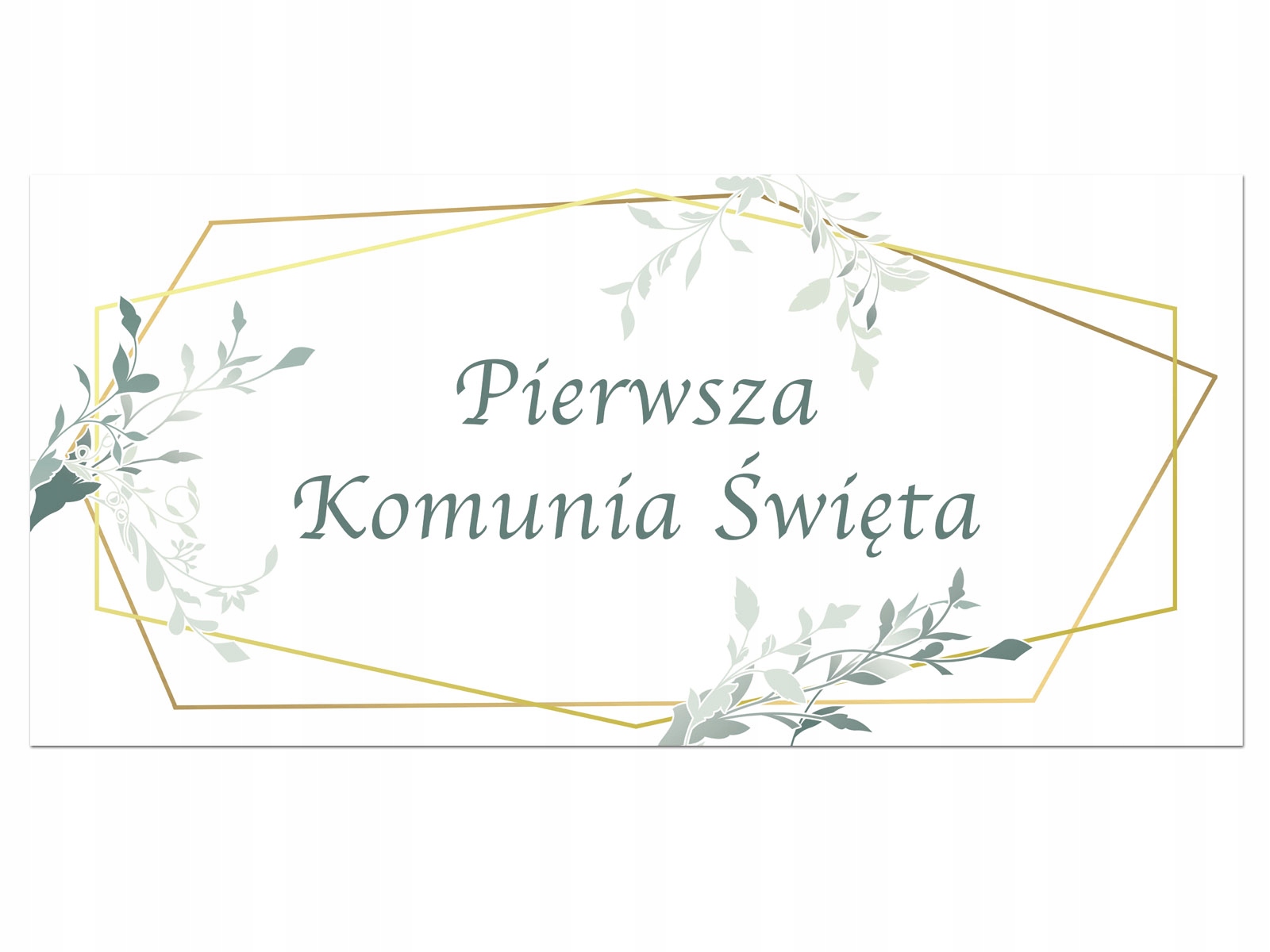 

Duży plakat komunijny 70x33cm I Komunia Święta