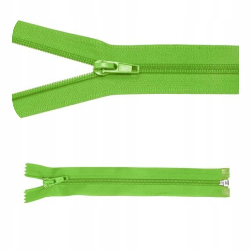 Zamek spiralny rozdzielczy #5 45cm zielona wyspa 5szt