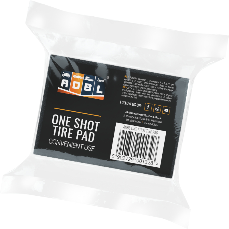 ADBL One Shot Tire Pad Aplikator Piankowy Do Dressingu Do Opon Kod producenta ADB000040
