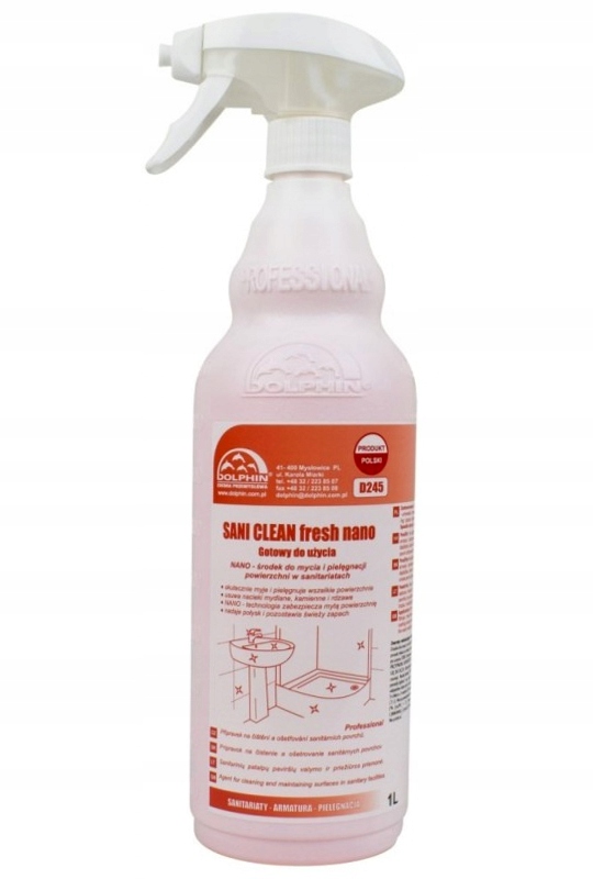 

Sani Clean Nano 1L Mocny płyn do mycia łazienek